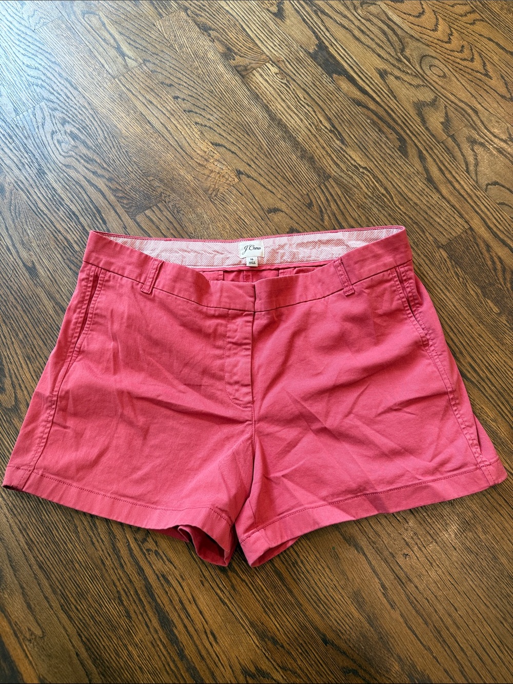 J. Crew vintage red Women's Chino Shorts 4”